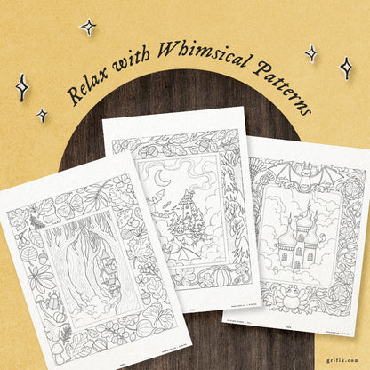 FLYING TOWN Vol.3 Coloring Book
