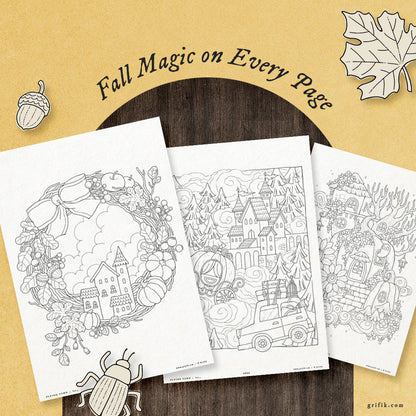 FLYING TOWN Vol.3 Coloring Book