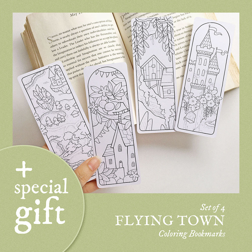 FLYING TOWN Vol.2 Coloring Book