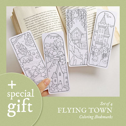 FLYING TOWN Vol.2 Coloring Book