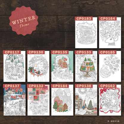 FANTASY TOWN 50 Coloring Pages Pack