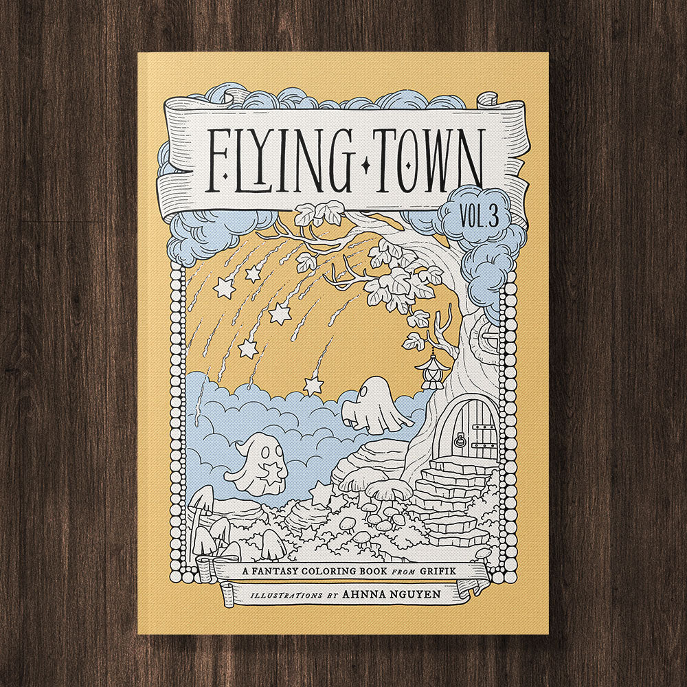 FLYING TOWN Vol.3 Coloring Book