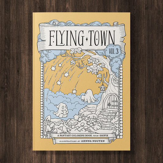 FLYING TOWN Vol.3 Coloring Book