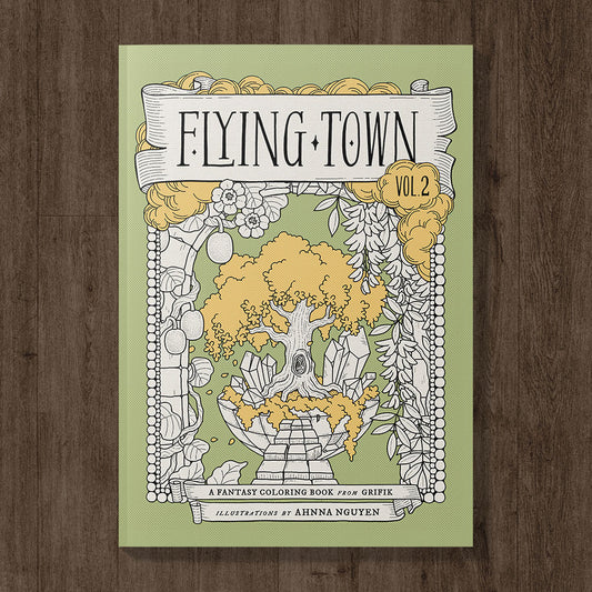 FLYING TOWN Vol.2 Coloring Book