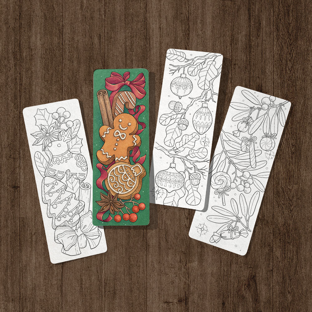 Winter Coloring Bookmarks - BM114