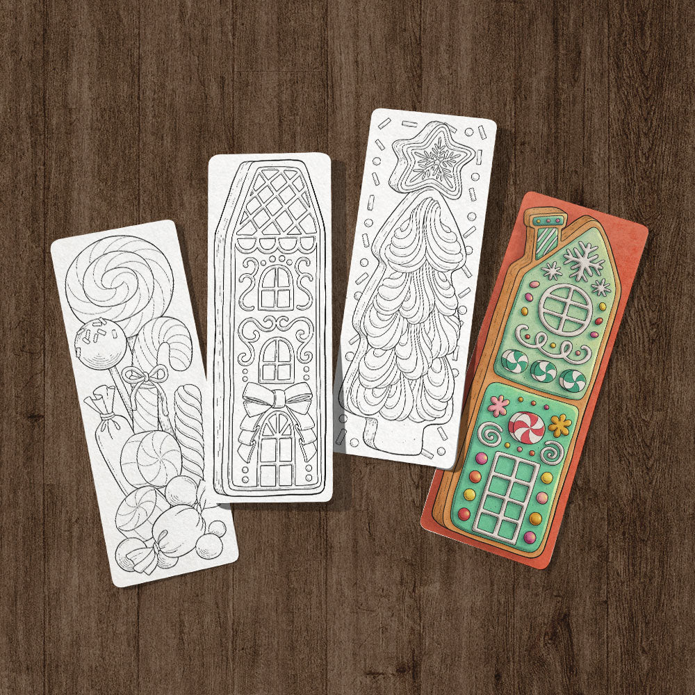 Winter Coloring Bookmarks - BM114