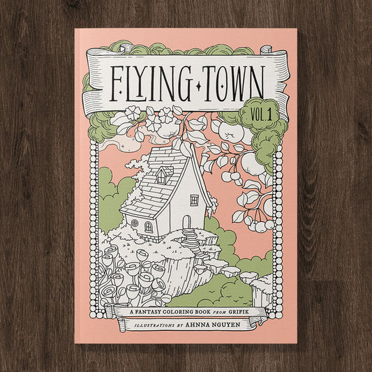 FLYING TOWN Vol.1 - Coloring Book