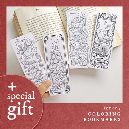 WINTER TOWN 12 Coloring Pages Pack