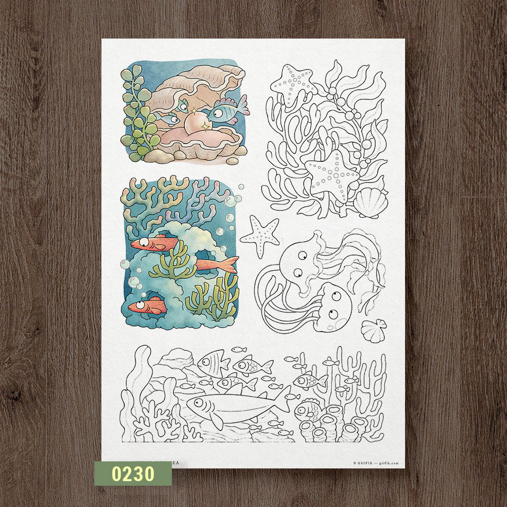 Under the Sea Coloring Page