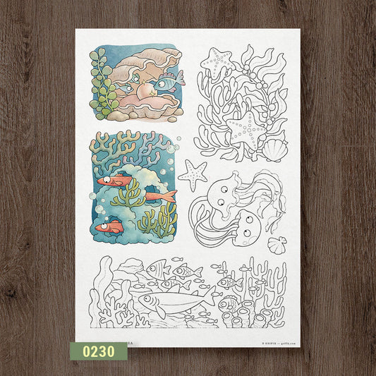 Under the Sea Coloring Page