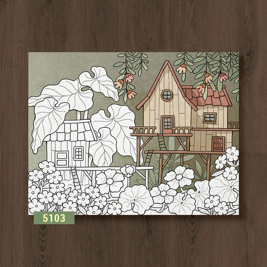 In the Garden Coloring Page