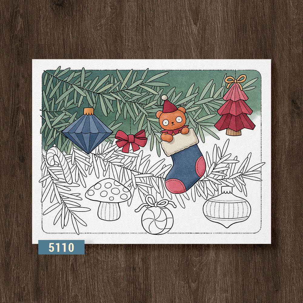 Cute Little Ornaments Coloring Page
