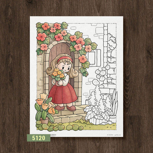 One More Flower Coloring Page