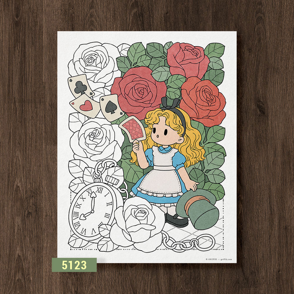 Alice Coloring Page
