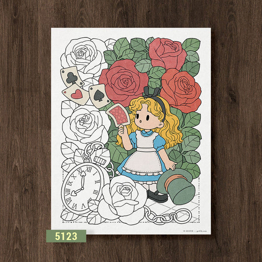 Alice Coloring Page