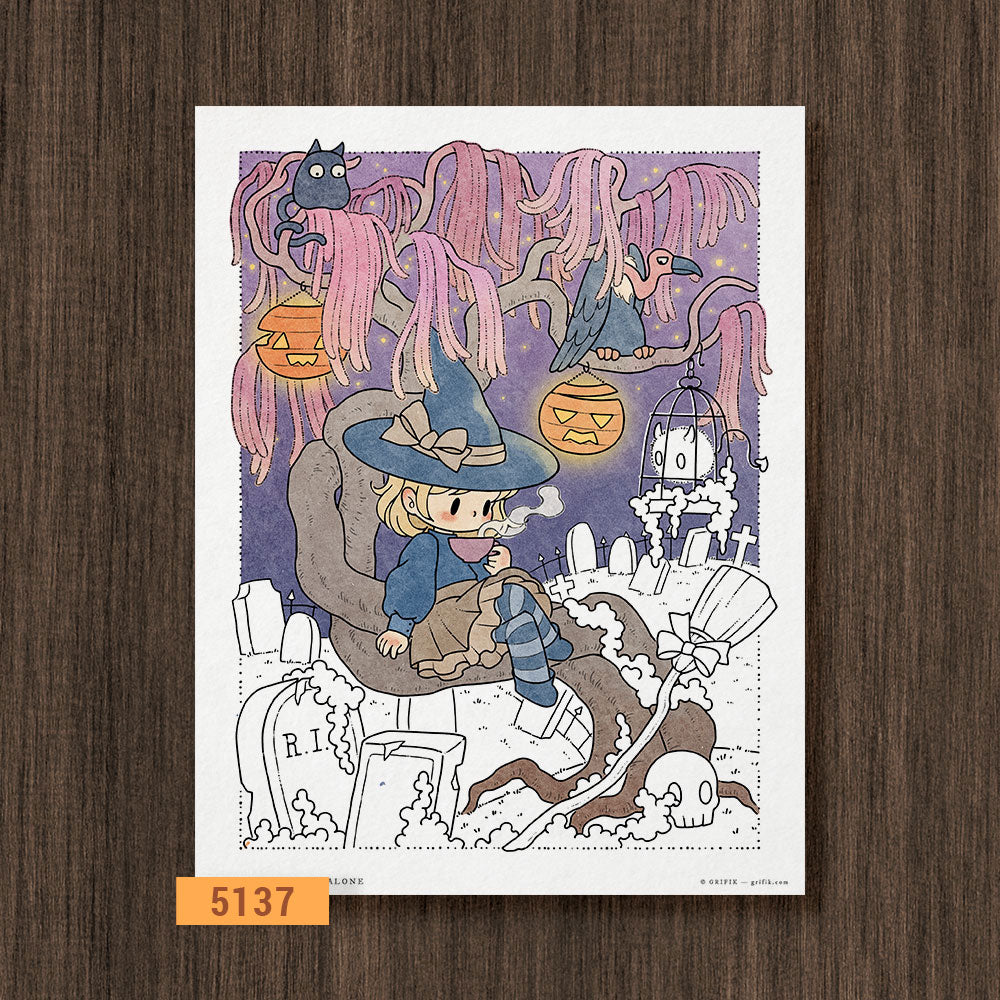 Not Quite Alone Coloring Page