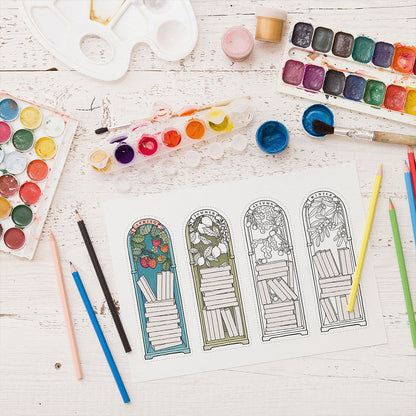 Seasonal Book Tracker Bookmarks
