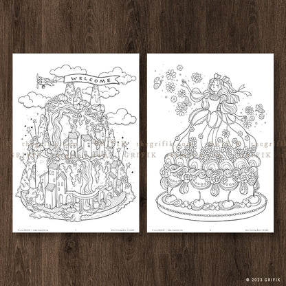CAKE Mini Coloring Book