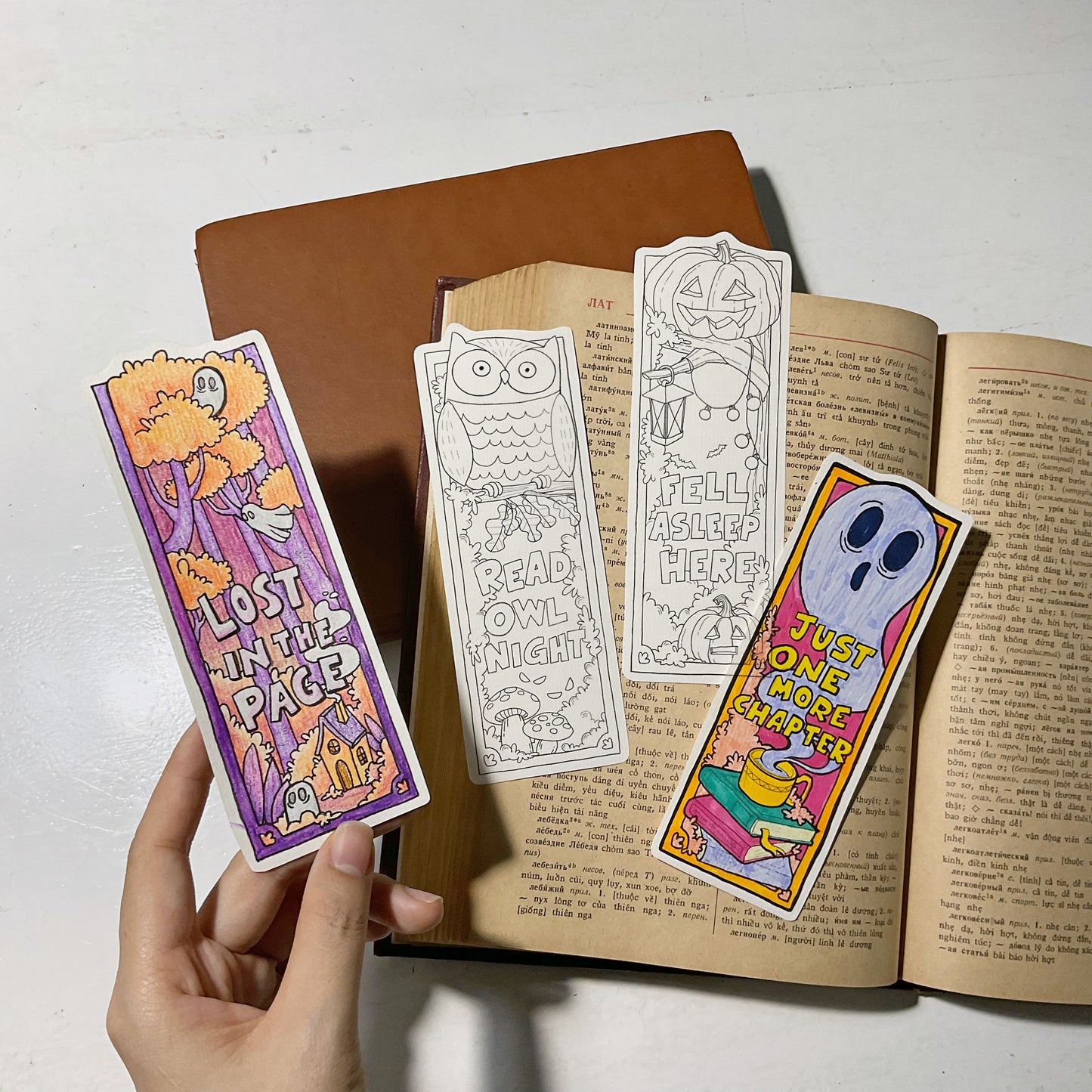 Funny Quotes Coloring Bookmarks