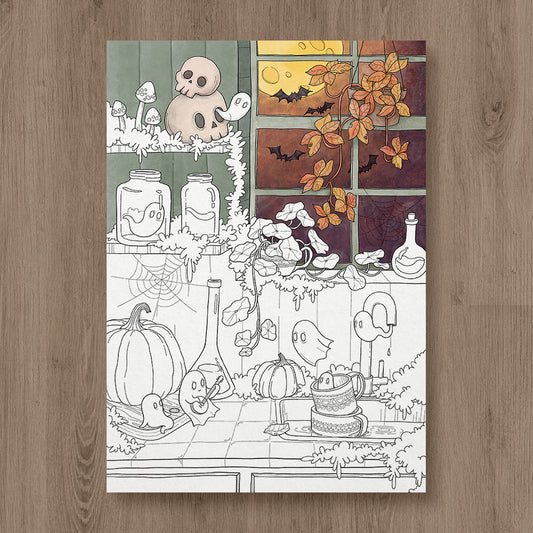 Midnight Show Coloring Page